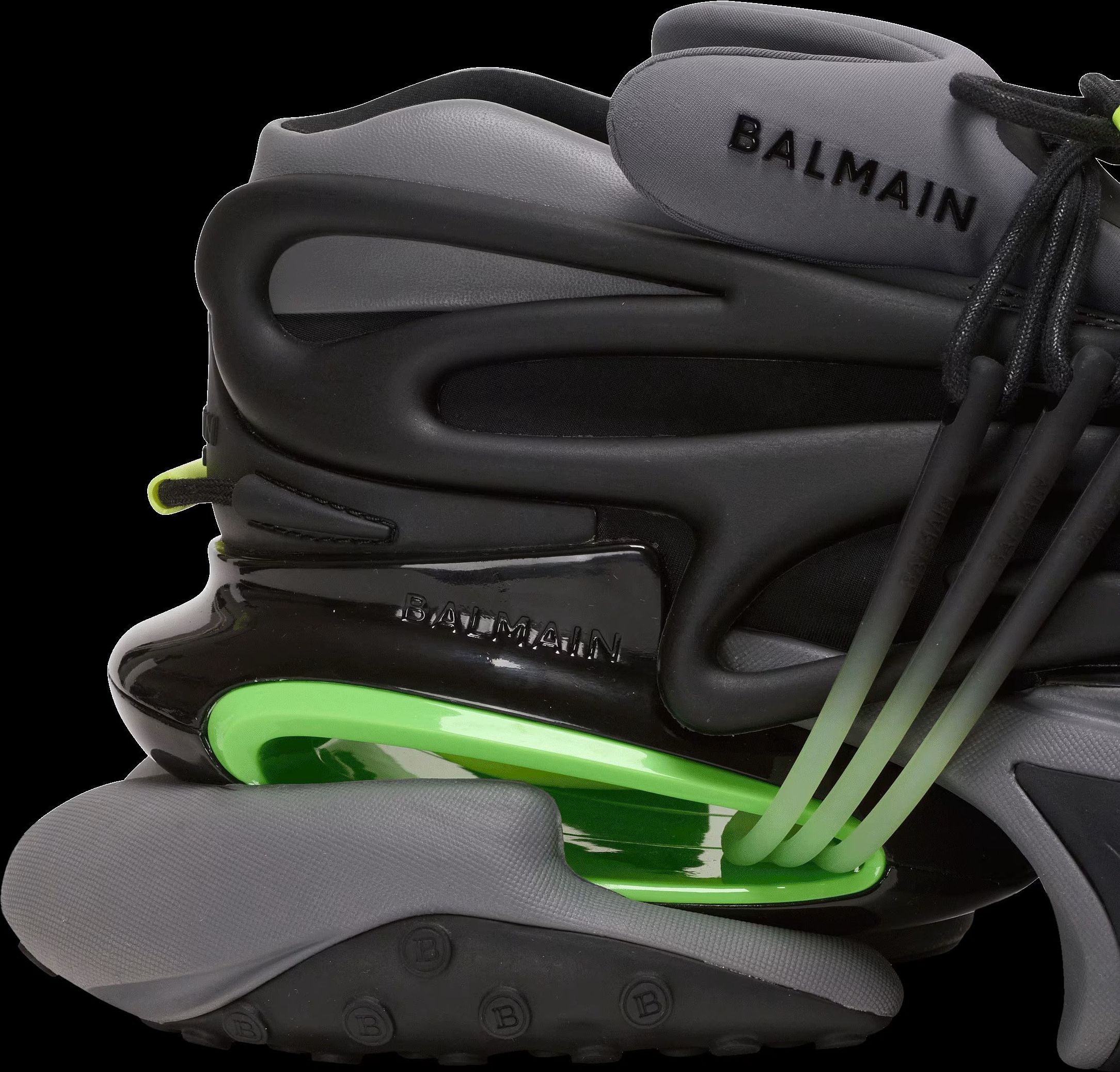 Balmain Unicorn Low Sneaker Neoprene & Calfskin view 4